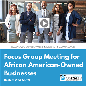 Black-owned businesses focus group meeting video